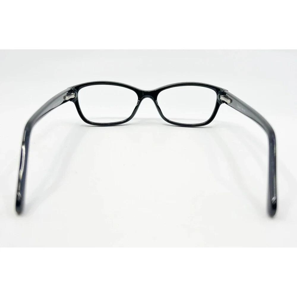 Enhance Eyeglass Frames Womens Black Cat Eye Paris France 3906 51-16-135